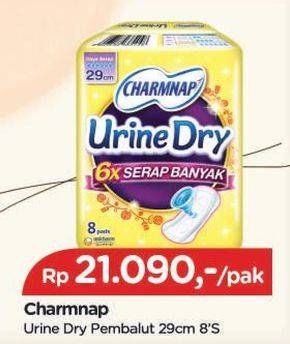 Promo Harga Charmnap Urine Dry Pembalut 29cm 8 pcs - TIP TOP