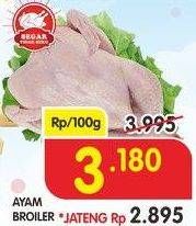 Promo Harga Ayam Broiler per 100 gr - Superindo