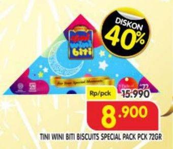 Promo Harga TINI WINI BITI Special Pack 96 gr - Superindo