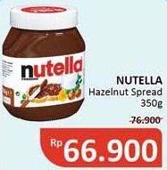 Promo Harga NUTELLA Jam Spread Chocolate Hazelnut 350 gr - Alfamidi