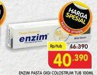 Promo Harga ENZIM Pasta Gigi 40 Plus 124 gr - Superindo