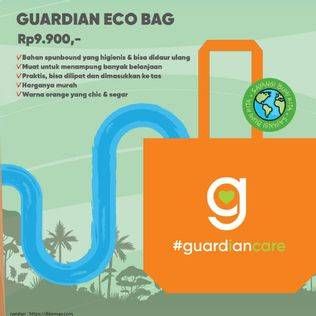 Promo Harga GUARDIAN Eco Bag  - Guardian