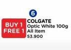 Promo Harga Colgate Toothpaste Optic White All Variants 100 gr - Watsons