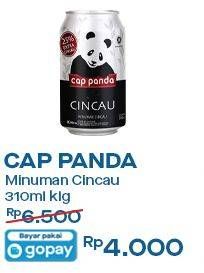 Promo Harga CAP PANDA Minuman Kesehatan Cincau 310 ml - Indomaret