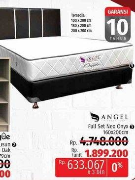 Promo Harga ANGEL Bed Neo Onyx  - LotteMart