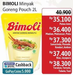 Promo Harga Bimoli Minyak Goreng 2000 ml - Alfamidi