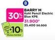 Promo Harga Barry M Kohl Pencil Electric Blue  - Watsons
