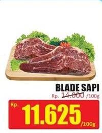 Promo Harga Daging Blade per 100 gr - Hari Hari