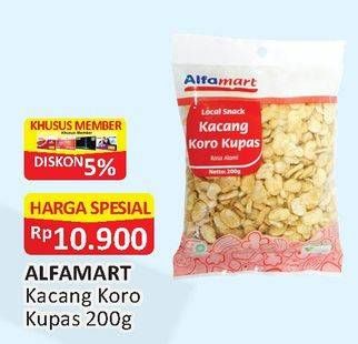 Promo Harga ALFAMART Snack Kacang Koro 200 gr - Alfamart
