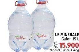 Promo Harga LE MINERALE Air Mineral 15 ltr - LotteMart