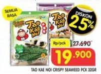 Promo Harga Tao Kae Noi Crispy Seaweed All Variants 32 gr - Superindo