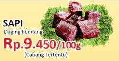 Promo Harga Daging Rendang Sapi per 100 gr - Yogya