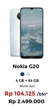 Promo Harga NOKIA G20 Smartphone  - Erafone