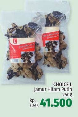 Promo Harga CHOICE L Jamur Hitam Putih 250 gr - LotteMart