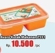 Promo Harga Green Leaf Kotak Makan Avaro per 3 pcs - Hari Hari
