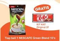 Promo Harga Nescafe Green Blend 10 sachet - Indomaret