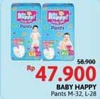 Promo Harga Baby Happy Body Fit Pants M32, L28 28 pcs - Alfamidi