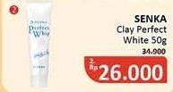 Promo Harga SENKA Perfect White Clay 50 gr - Alfamidi