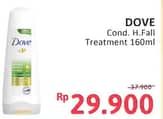 Promo Harga Dove Conditioner Total Hair Fall Treatment 160 ml - Alfamidi