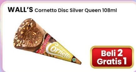 Promo Harga Walls Cornetto Silver Queen 108 ml - Indomaret