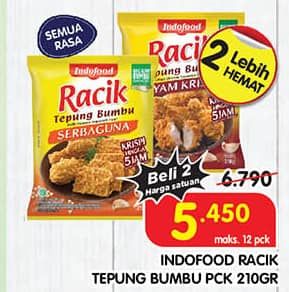 Promo Harga Indofood Racik Tepung Bumbu All Variants 210 gr - Superindo