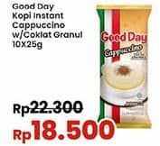 Promo Harga Good Day Cappuccino per 10 sachet 25 gr - Indomaret