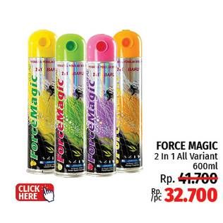 Promo Harga Force Magic Insektisida Spray All Variants 600 ml - LotteMart