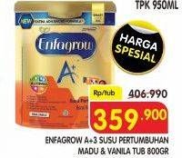 Promo Harga Enfagrow A+3 Susu Bubuk Vanilla, Madu 800 gr - Superindo