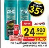 Promo Harga Zinc Shampoo 340 ml - Superindo