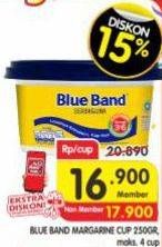 Promo Harga Blue Band Margarine Serbaguna 250 gr - Superindo