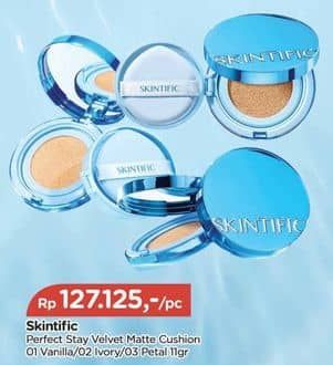 Promo Harga Skintific Perfect Stay Velvet Matte Cushion 11 ml - TIP TOP