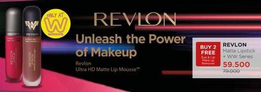 Promo Harga REVLON Ultra HD Matte Lip Color Wonderwoman  - Watsons