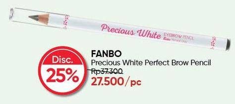 Promo Harga FANBO Precious White Perfect Brow Pencil  - Guardian