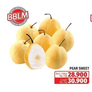 Promo Harga Pear Sweet  - Lotte Grosir