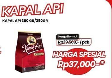 Promo Harga Kapal Api Kopi Bubuk Special 350 gr - Carrefour