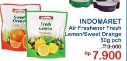 Promo Harga INDOMARET Air Freshener Sweet Orange, Fresh Lemon 50 gr - Indomaret