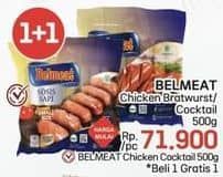 Promo Harga Belmeat Sosis Cocktail  500 gr - LotteMart