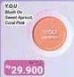 Promo Harga YOU Simplicity Flush Blush 01 Sweet Apricot, 02 Coral Pink 3 gr - Alfamidi