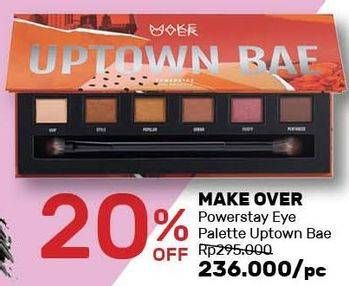 Promo Harga MAKE OVER Powerstay Eye Palette Uptown Bae  - Guardian