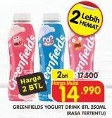 Promo Harga GREENFIELDS Yogurt Drink 250 ml - Superindo