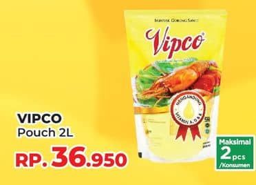 Promo Harga Vipco Minyak Goreng 2000 ml - Yogya