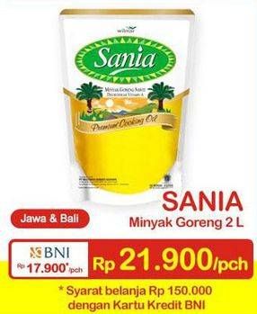 Promo Harga SANIA Minyak Goreng 2 ltr - Indomaret