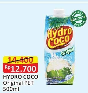 Promo Harga HYDRO COCO Minuman Kelapa Original 500 ml - Alfamart