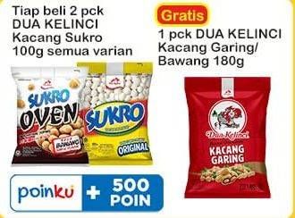 Promo Harga Dua Kelinci Kacang Sukro All Variants 100 gr - Indomaret