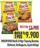 Promo Harga Indofood Racik Tepung Bumbu Serbaguna, Bakwan, Ayam Krispi 210 gr - Hypermart