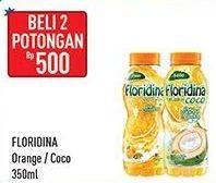 Promo Harga FLORIDINA Juice Pulp Orange Coco, Orange 350 ml - Hypermart