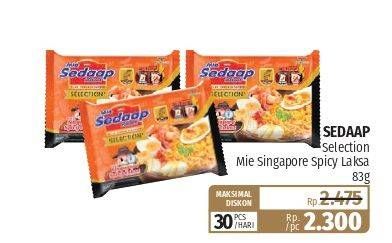 Promo Harga SEDAAP Mie Kuah Singapore Spicy Laksa 83 gr - Lotte Grosir