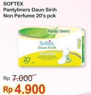 Promo Harga Softex Pantyliner Daun Sirih Regular 20 pcs - Indomaret