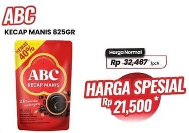 Promo Harga ABC Kecap Manis 520 ml - Carrefour