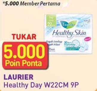 Promo Harga Laurier Healthy Skin Day Wing 22cm 9 pcs - Alfamart